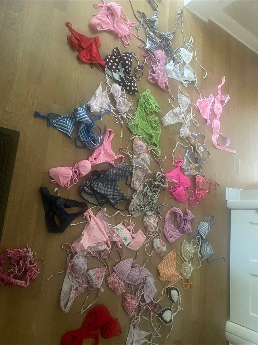Mixed Women’s Bikini Tops - Pink, Green, Blue, White & More. Almost all are XS